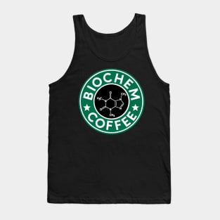 Biochemistry Coffee Caffeine Structure Star Laptop Science Chemistry Tank Top